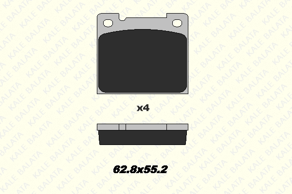 Brake Pad Set, disc brake (20088 144 04)