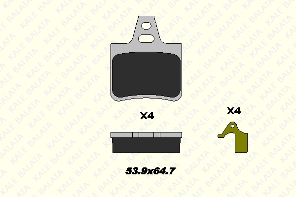 Brake Pad Set, disc brake (20162 154 14)