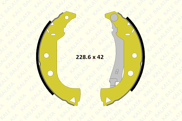Brake Shoe Set (686 0480 04 P)