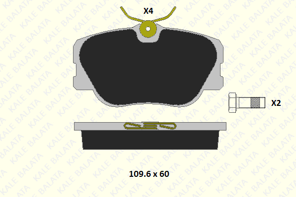 Brake Pad Set, disc brake (20941 193 14)