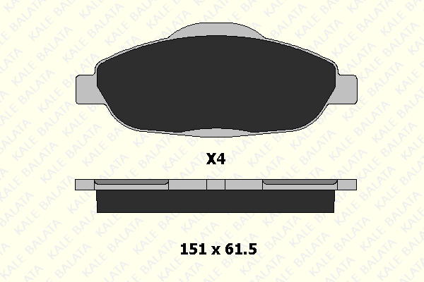 Brake Pad Set, disc brake (24660 178 14)