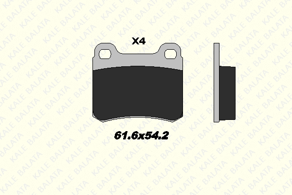 Brake Pad Set, disc brake (20687 135 04)
