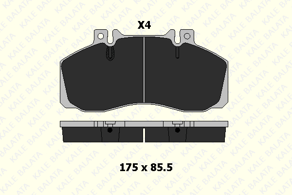 Brake Pad Set, disc brake (29835 220 04)