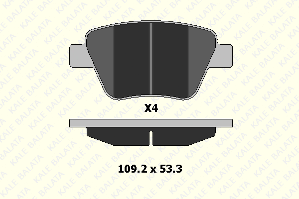 Brake Pad Set, disc brake (24563 177 04)
