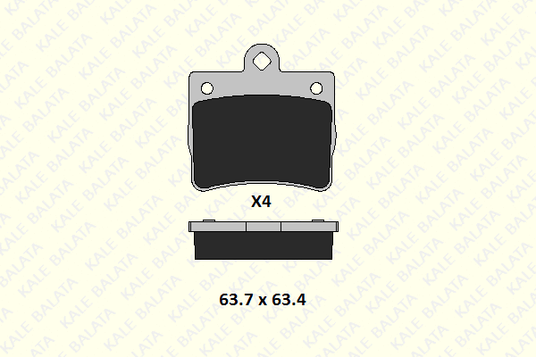 Brake Pad Set, disc brake (21900 158 04)