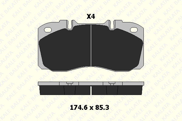 Brake Pad Set, disc brake (29122 220 04)