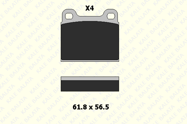 Brake Pad Set, disc brake (21035 155 04)