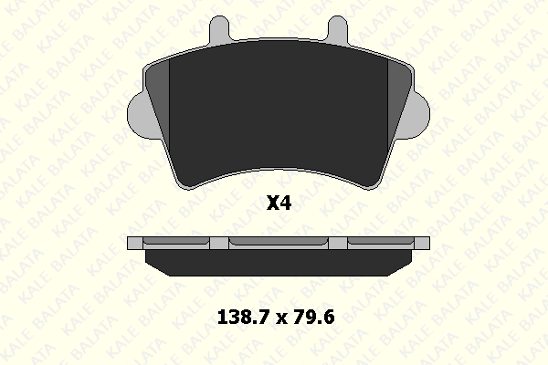 Brake Pad Set, disc brake (23613 178 04)