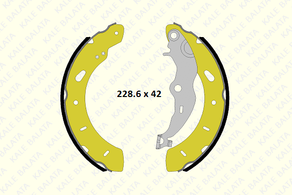 Brake Shoe Set (1241 0450 05 P)