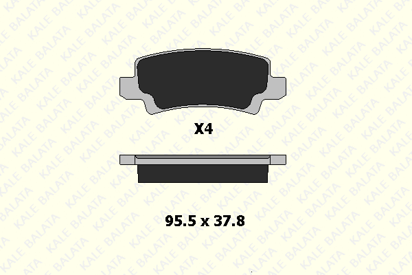 Brake Pad Set, disc brake (23816 158 04)