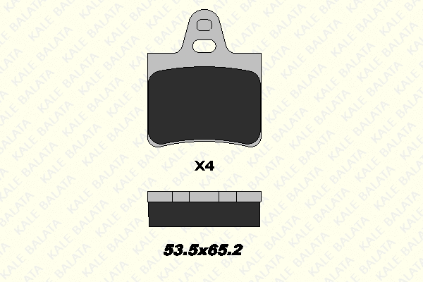 Brake Pad Set, disc brake (20575 170 04)