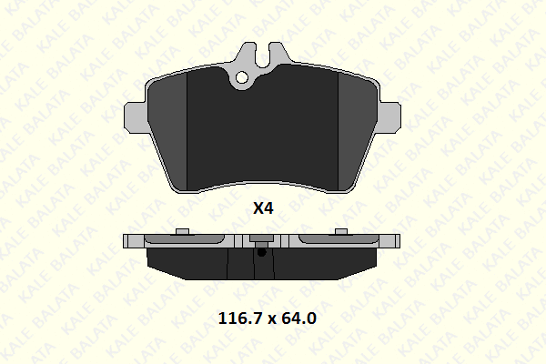 Brake Pad Set, disc brake (24077 190 24)