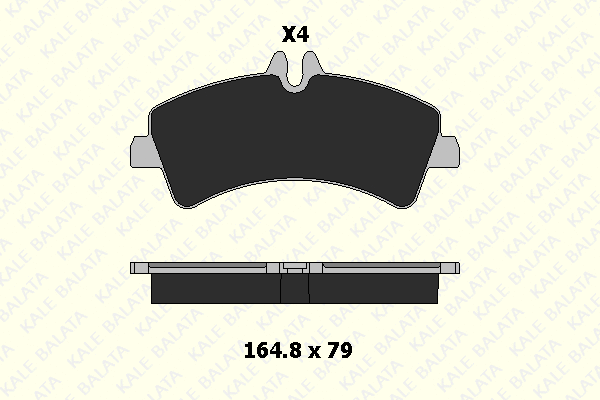 Brake Pad Set, disc brake (29217 208 04)