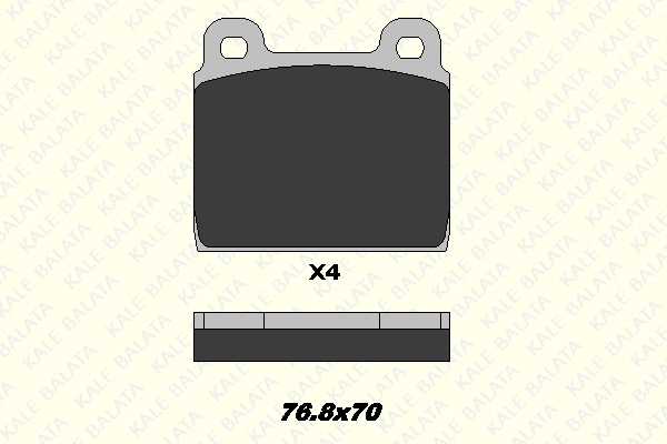 Brake Pad Set, disc brake (20011 150 04)