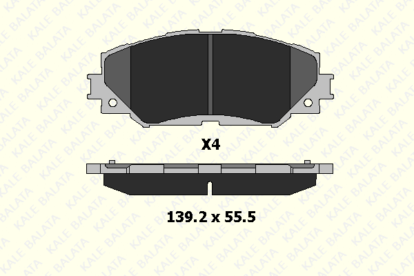 Brake Pad Set, disc brake (24336 175 04)