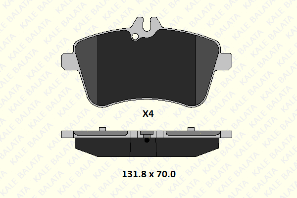 Brake Pad Set, disc brake (23881 201 15)