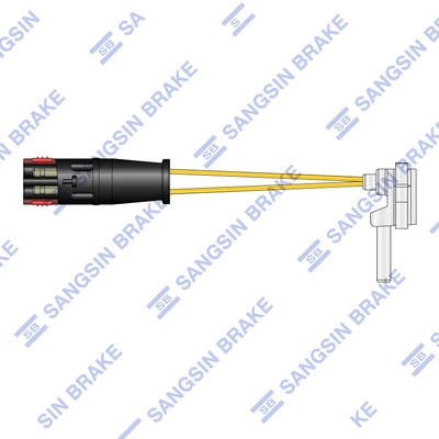 Warning Contact, brake pad wear (SWS2502)