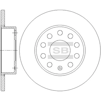 Brake Disc (SD5412)