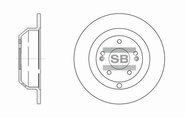 Brake Disc (SD1072)