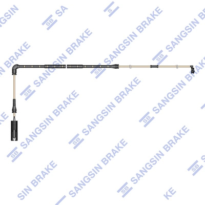 Warning Contact, brake pad wear