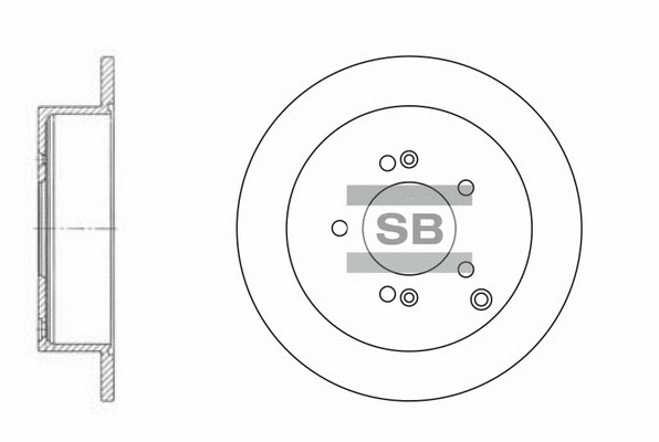 Brake Disc (SD1052)