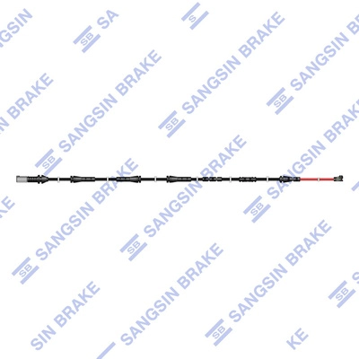 Warning Contact, brake pad wear