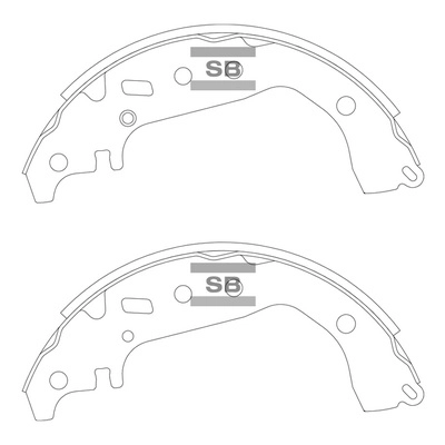 Brake Shoe Set (SA252A)