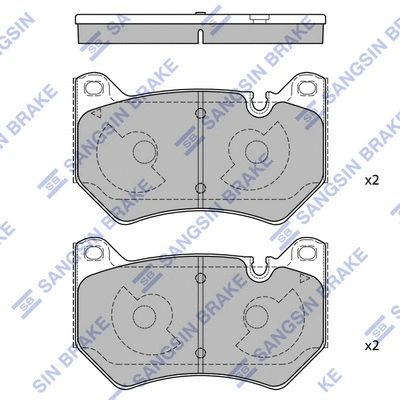 Brake Pad Set, disc brake (SP4534)
