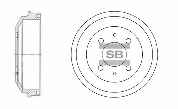 Brake Drum (SD1007)