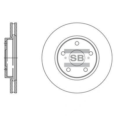 Brake Disc (SD4093)