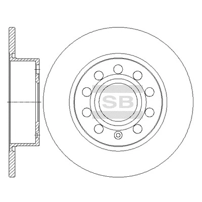 Brake Disc (SD5406)