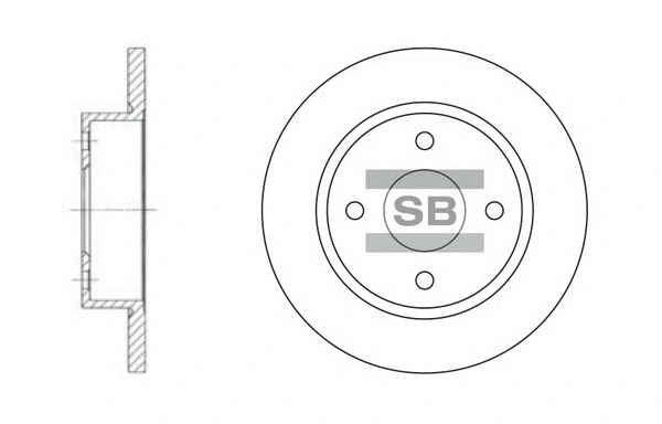 Brake Disc (SD4222)