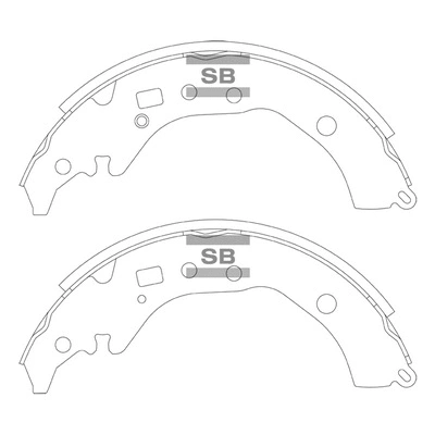 Brake Shoe Set (SA246)
