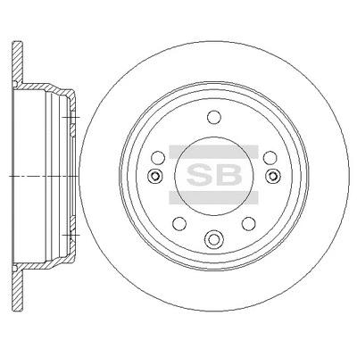 Brake Disc (SD1081)