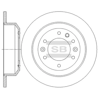 Brake Disc (SD2047)