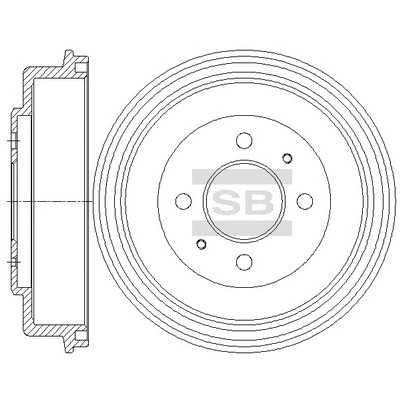 Brake Drum (SD1093)