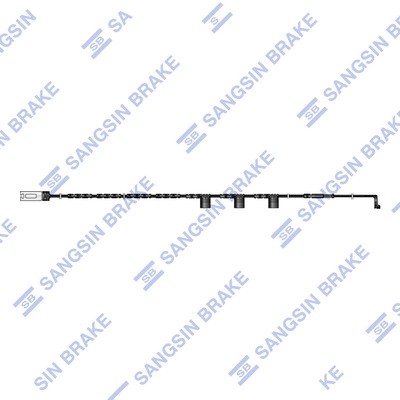 Warning Contact, brake pad wear (SWS1408)