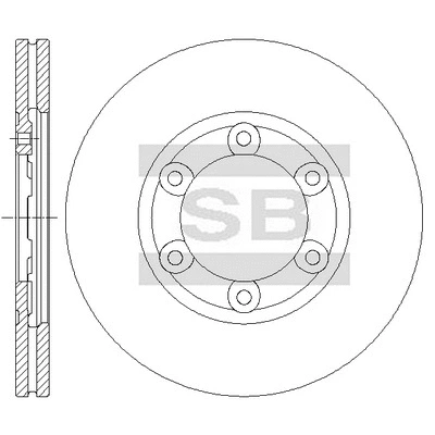 Brake Disc (SD2050)
