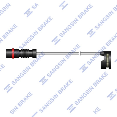 Warning Contact, brake pad wear (SWS2202)