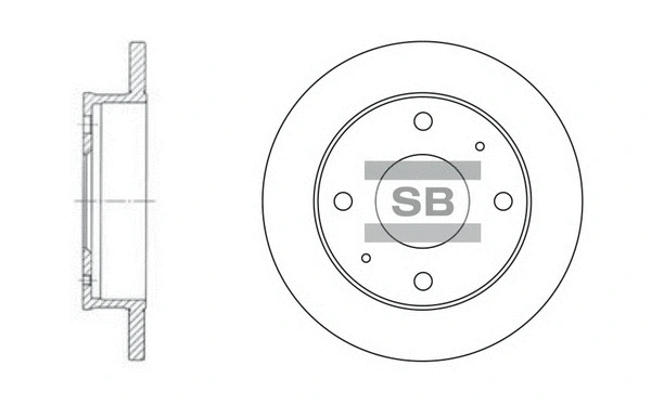 Brake Disc (SD1008)