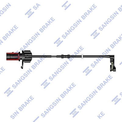 Warning Contact, brake pad wear (SWS2093)