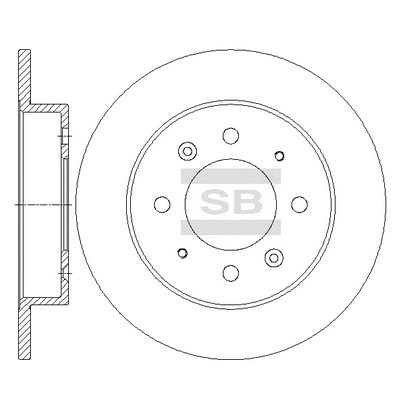 Brake Disc (SD2041)