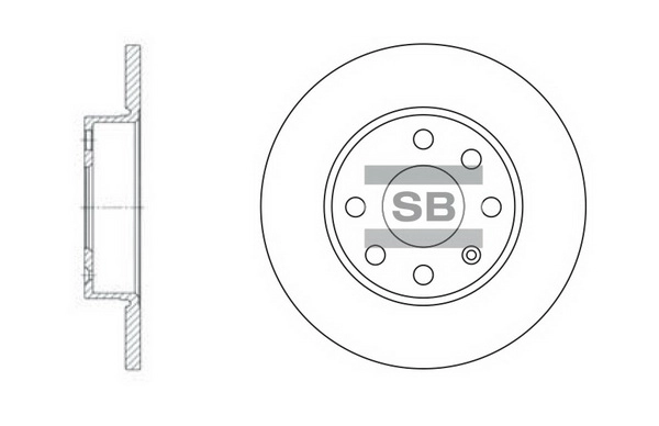 Brake Disc (SD5103)