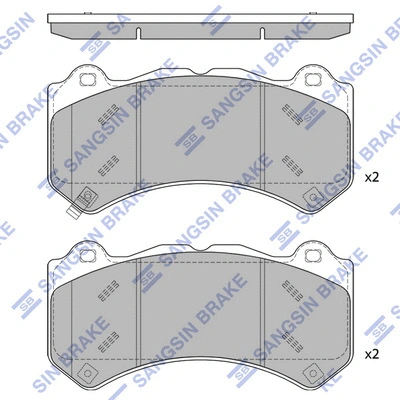 Brake Pad Set, disc brake (SP1990)