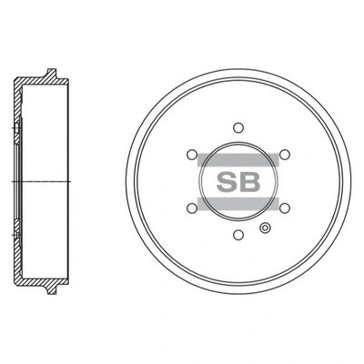 Brake Drum (SD4507)