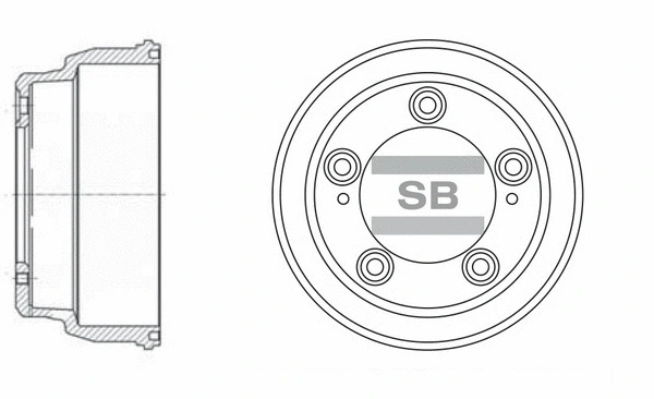 Brake Drum (SD1035)