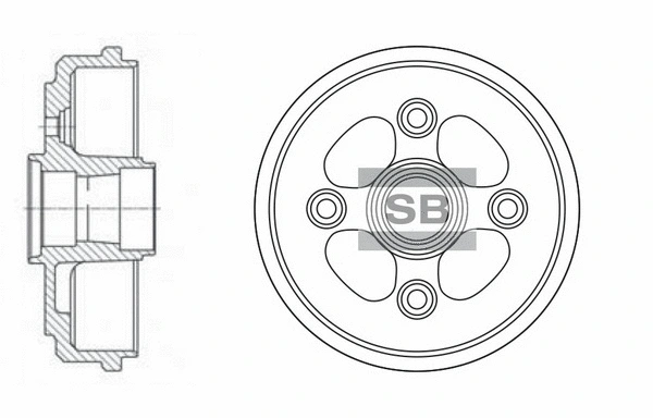 Brake Drum (SD3011)