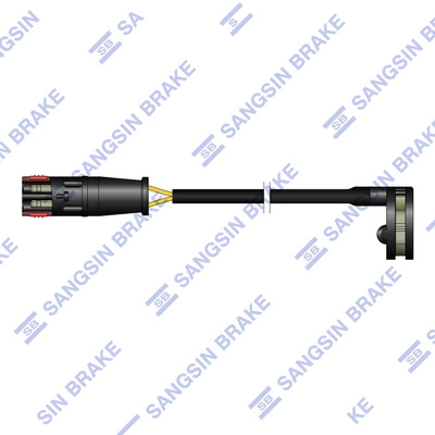Warning Contact, brake pad wear (SWS2506)