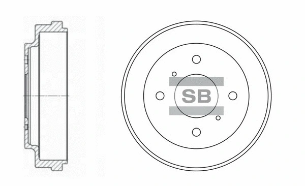 Brake Drum (SD4212)