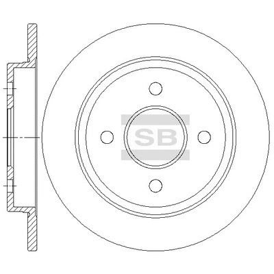 Brake Disc (SD5338)